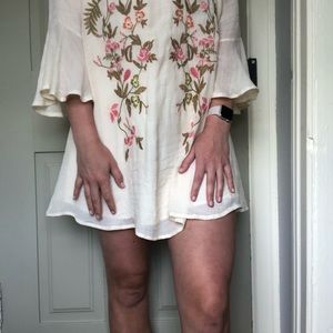 Embroidered altar’d state dress